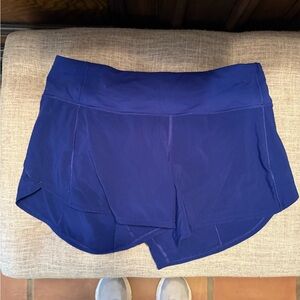 Lululemon Athletica Women's Blue Athletic Speed up Shorts